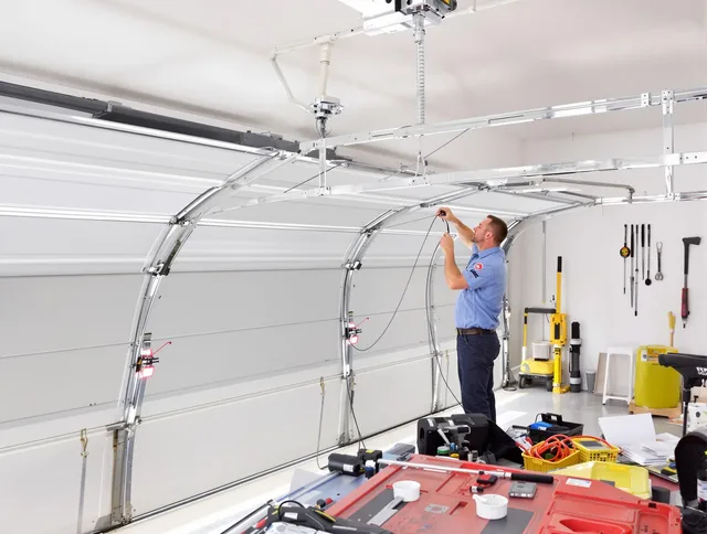 Garage door cable repair service by Laguna Hills Garage Door Repair in Laguna Hills