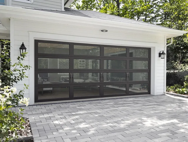Laguna Hills Garage Door Repair design specialist presenting custom garage door options to Laguna Hills homeowner