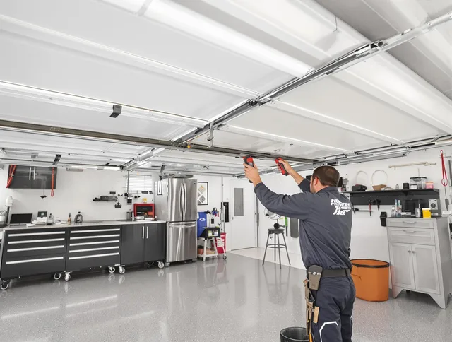 Overhead garage door repair service by Laguna Hills Garage Door Repair in Laguna Hills