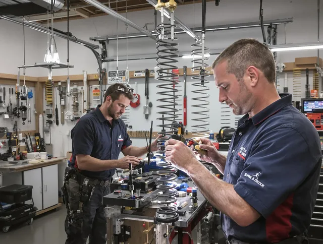 Garage door spring repair service by Laguna Hills Garage Door Repair in Laguna Hills